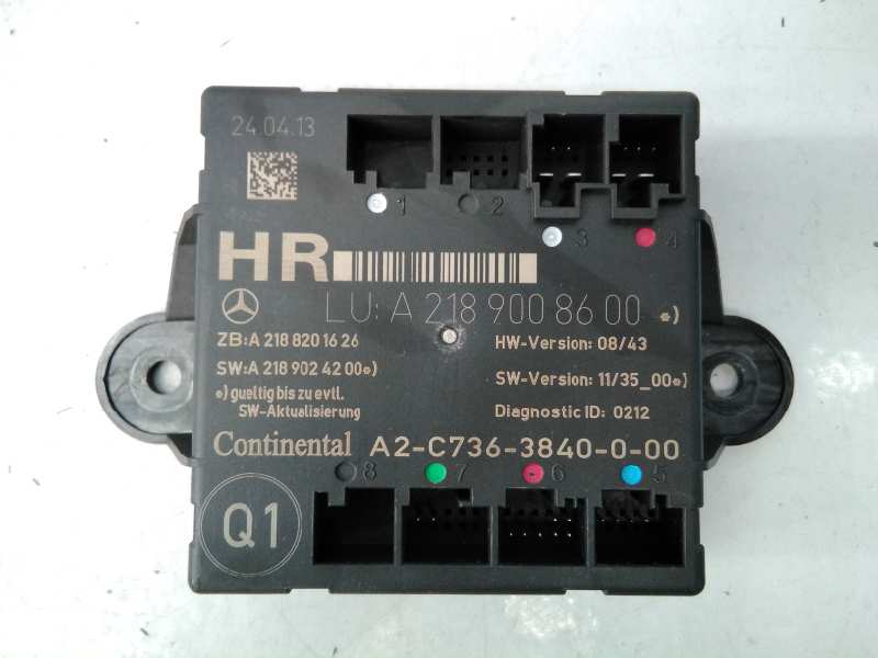 MERCEDES-BENZ E-Class W212/S212/C207/A207 (2009-2016) Other Control Units A2189008600, E3-A1-8-4 18569041