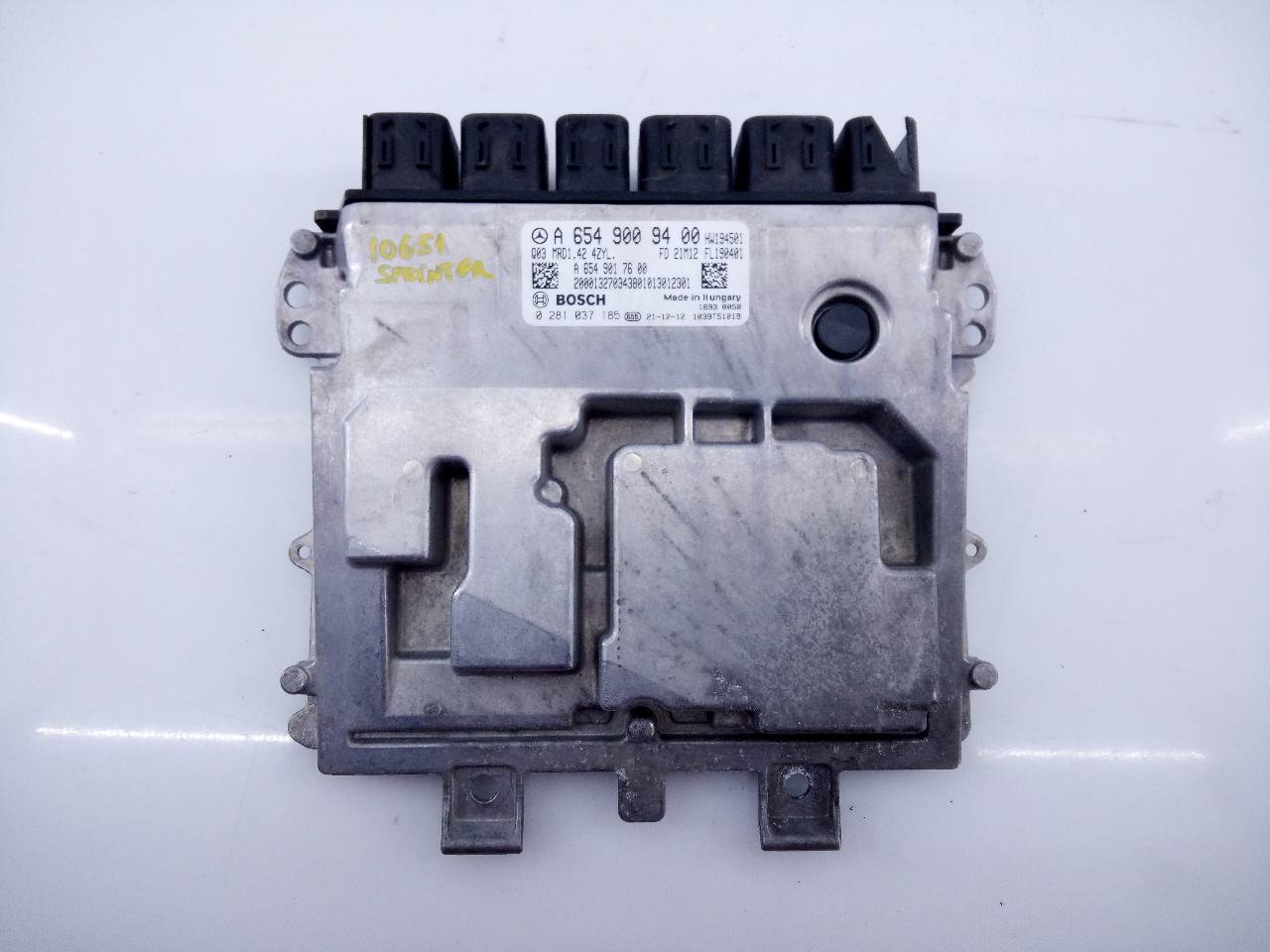 MERCEDES-BENZ Sprinter Unitate de control motor A6549009400, 0281037185, E3-A1-9-2 21793999