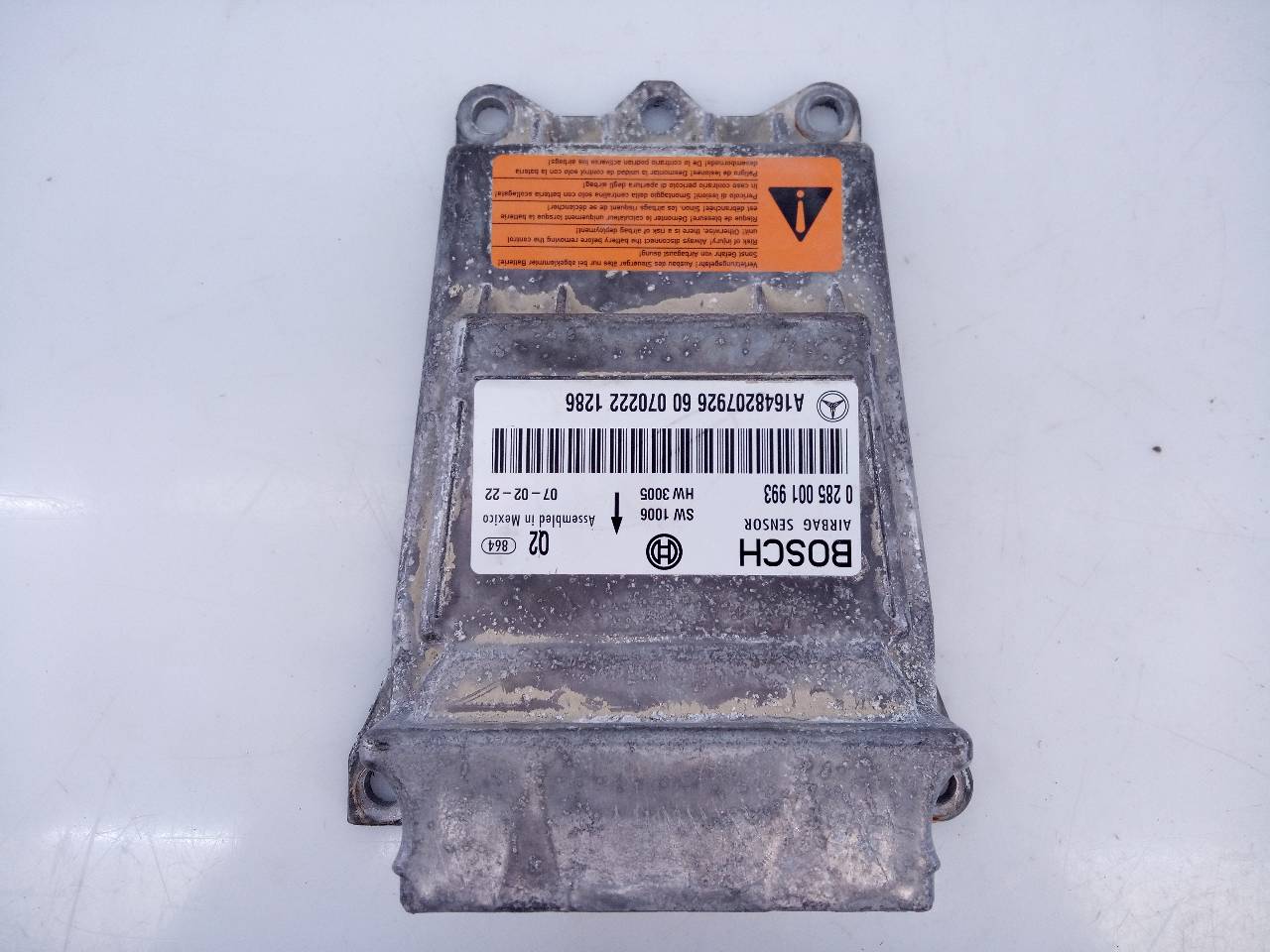 MERCEDES-BENZ M-Class W164 (2005-2011) Unitate de control SRS A1648207926,E3-A1-4-3 20142032