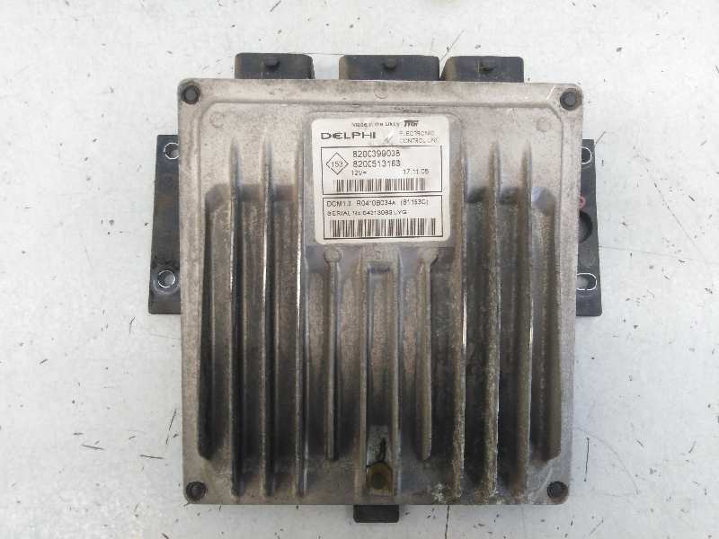RENAULT Clio 3 generation (2005-2012) Engine Control Unit ECU 8200399038, 8200513163, E2-A1-34-3 18596741