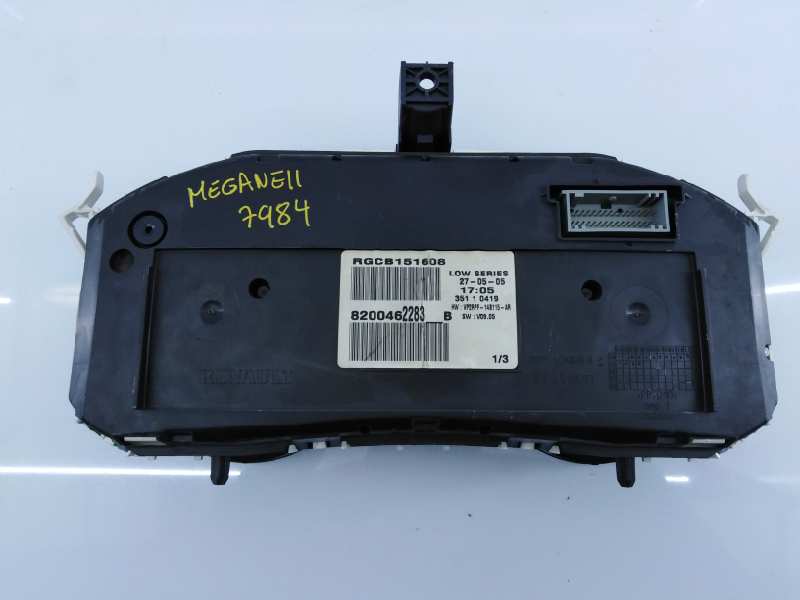 RENAULT Megane 2 generation (2002-2012) Spidometras (Prietaisų skydelis) 8200462283, E2-A1-28-8 18644564