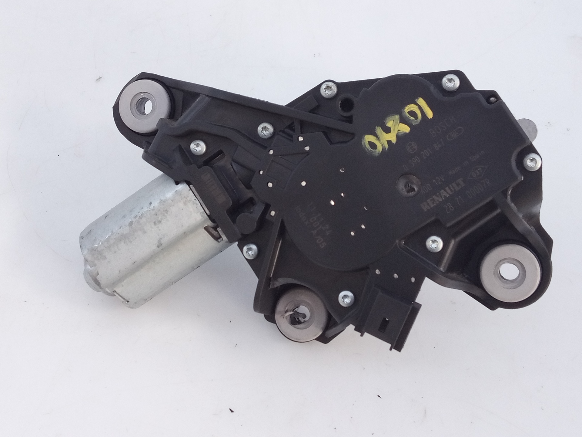 RENAULT Megane 3 generation (2008-2020) Baklucka Fönstertorkare Motor 0390201847, E1-A1-48-2 20963348