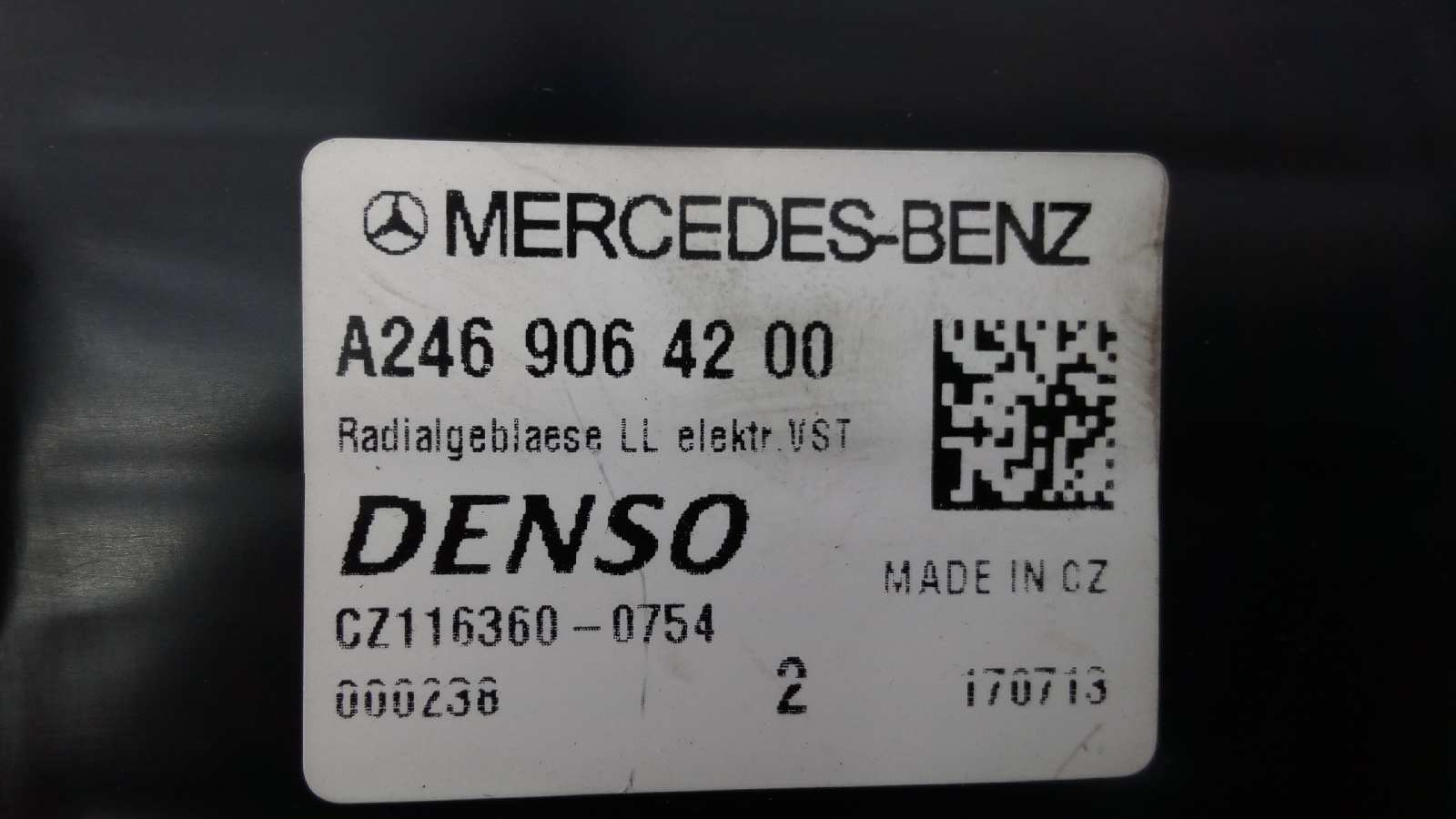 MERCEDES-BENZ A-Class W176 (2012-2018) Salono pečiuko varikliukas A2469064200, A2469064100, E1-A2-35-1 18530323