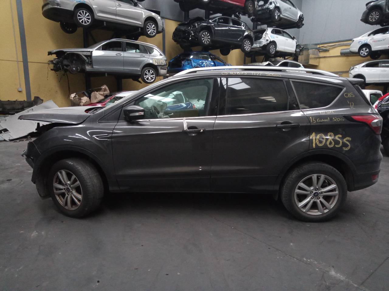 FORD Kuga 2 generation (2013-2020) Стеклоподъемник задней правой двери JS52826P4, CJ54S27000BH, E2-B4-44-1 21800307