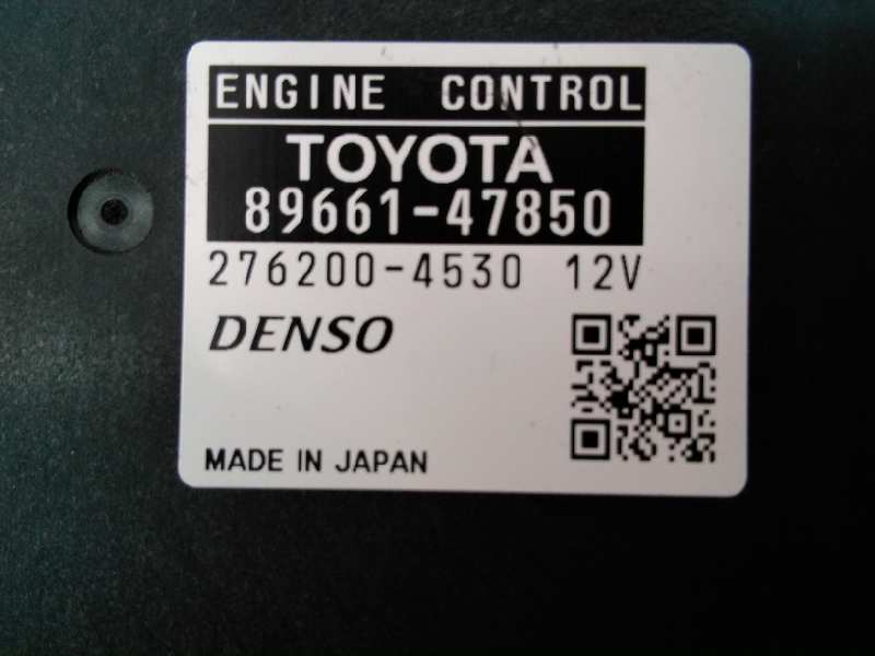 TOYOTA Prius Plus 1 generation (2012-2020) Moottorin ohjausyksikkö ECU 8966147850,2762004530,E3-B2-7-3 18545722