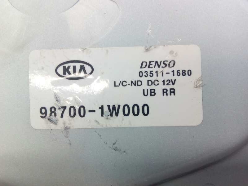 KIA Rio 3 generation (2011-2017) Galinio dangčio (bagažinės) valytuvo varikliukas 987001W000, E2-B5-5-1 18370535