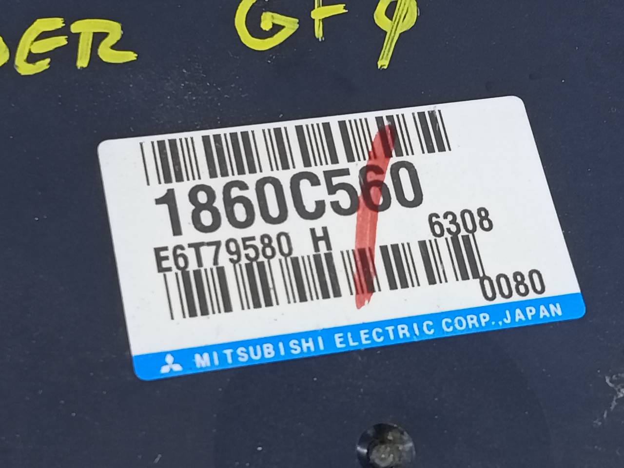 MITSUBISHI Outlander 3 generation (2012-2023) Engine Control Unit ECU 1860C560, E6T79580H, E3-A2-18-4 24516395