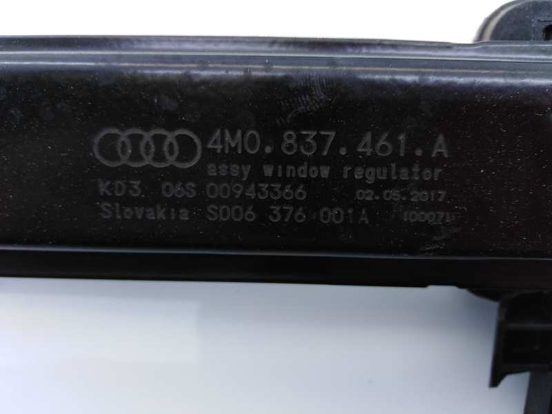 AUDI Q7 4M (2015-2024) Priekinių kairių durų stiklo pakelėjas 4M0837461A, E1-B6-44-2 18613067