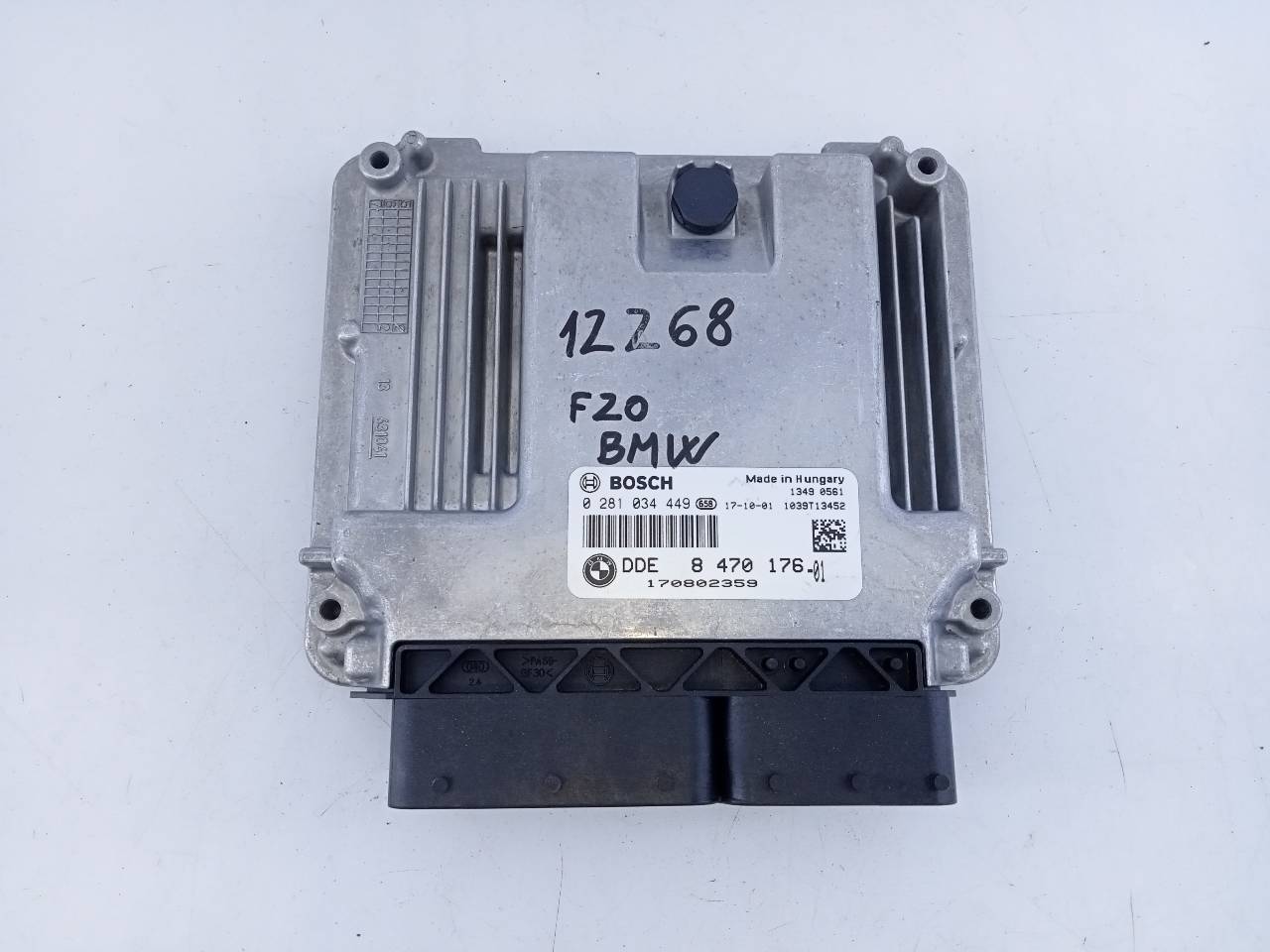 BMW 1 Series F20/F21 (2011-2020) Motora vadības bloks 8470176001,E3-A2-29-1 24823776