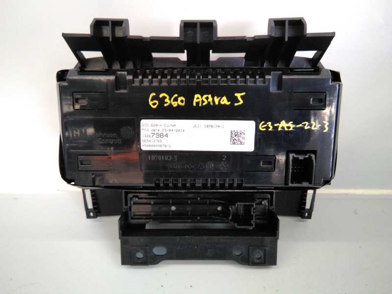 OPEL Astra J (2009-2020) Other Interior Parts 13267984, 565412769, E3-A5-22-3 18492236