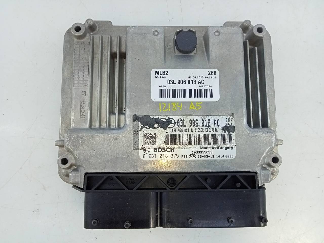 AUDI A5 Sportback 8T (2009-2011) Engine Control Unit ECU 03L906018AC,028018375,E2-A1-45-1 24516183