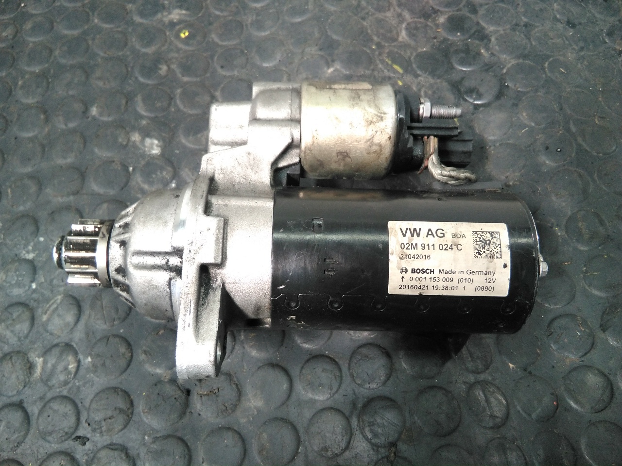 VOLKSWAGEN Scirocco 3 generation (2008-2020) Starter Motor 02M911014C, P3-B7-8-3 18681842