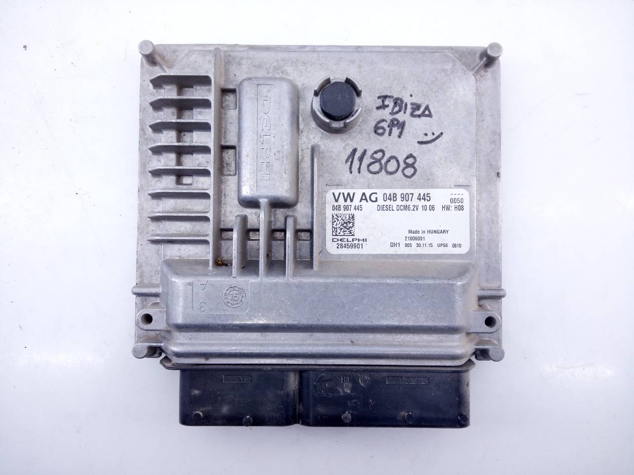 SEAT Ibiza 4 generation (2008-2017) Engine Control Unit ECU 04B907445, E2-A1-23-1 24086770