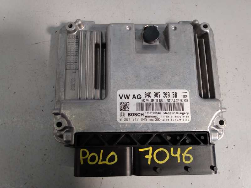 VOLKSWAGEN Polo 6 generation (2017-2024) Motorkontrolenhed ECU 04C907309BB, 04C907309BB, E2-A1-45-2 18542893