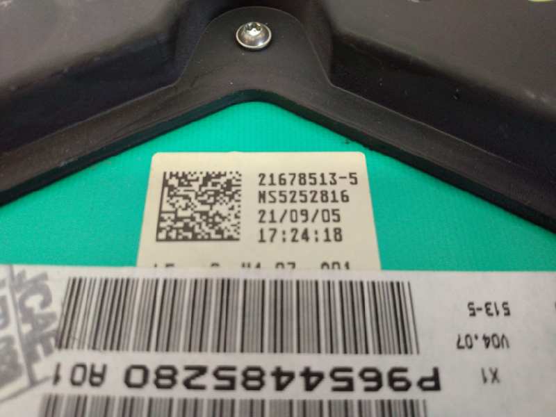 PEUGEOT 307 1 generation (2001-2008) Spidometras (Prietaisų skydelis) P9654485280,E3-B2-55-3 21808518