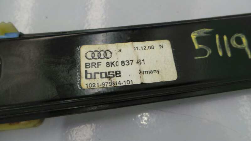 AUDI A4 B8/8K (2011-2016) Front Left Door Window Regulator 8K0837461,E1-B6-10-2 24483522