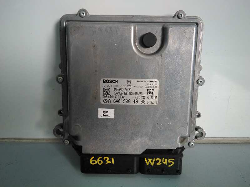 CHEVROLET B-Class W245 (2005-2011) Engine Control Unit ECU A6409004900, 0281018018, E3-A1-18-2 18508495