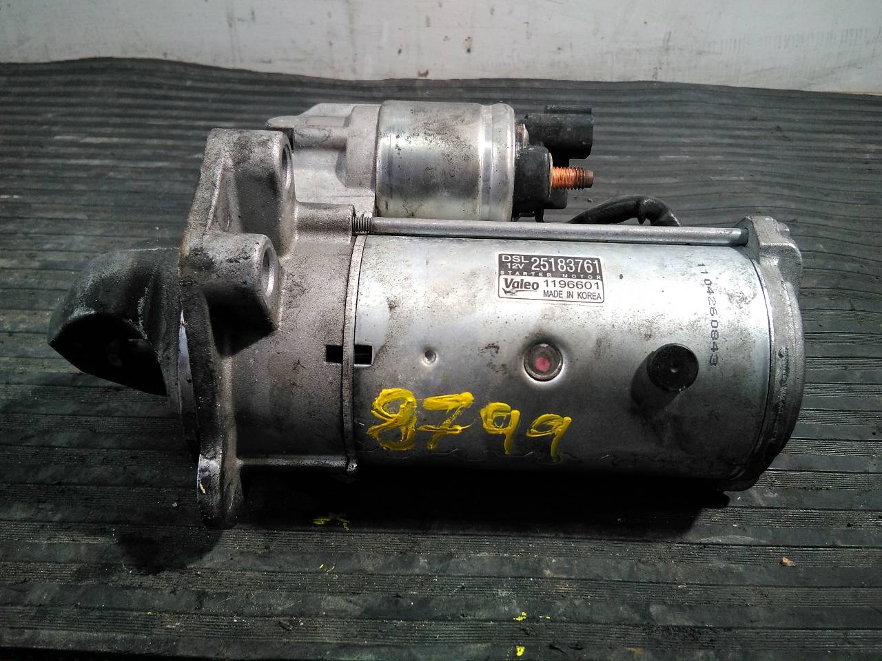 CHEVROLET Orlando 1 generation (2010-2015) Starter Motor 25183761,1196601,P3-A7-10-2 18710563