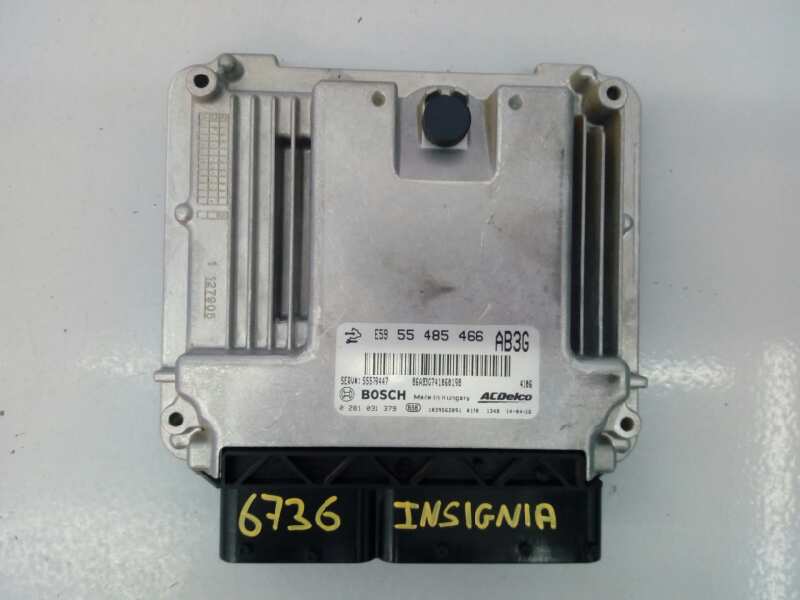 OPEL Insignia A (2008-2016) Engine Control Unit ECU 55485466, 0281031379, E3-A5-27-3 18517390