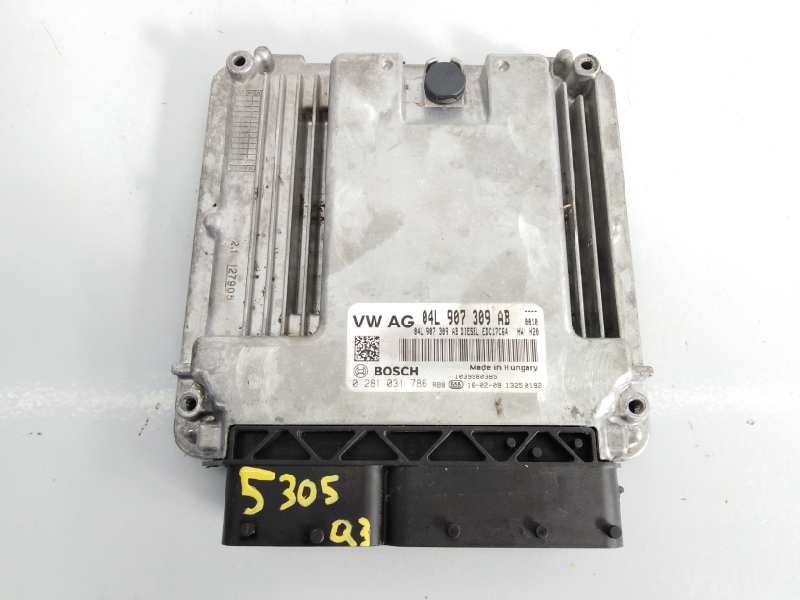 AUDI Q3 8U (2011-2020) Calculateur d'unité de commande du moteur 04L907309AB, 0281031786, E2-A1-4-4 18413820