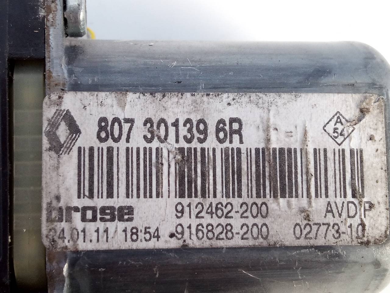 CHEVROLET Megane 3 generation (2008-2020) Motor de control geam ușă dreapta față 807301396R, E1-A1-4-1 21458865