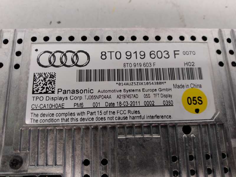 AUDI A5 Sportback Други интериорни части 8T0919603F,E2-A1-7-8 18547883