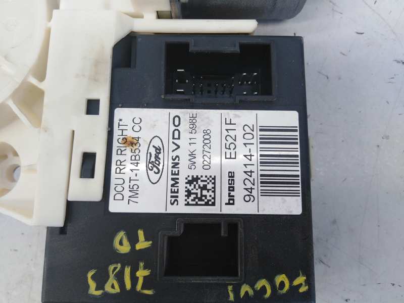 PEUGEOT Focus 2 generation (2004-2011) Rear Right Door Window Control Motor 7M5T14B534CC,942414102,E2-B3-14-2 18578316