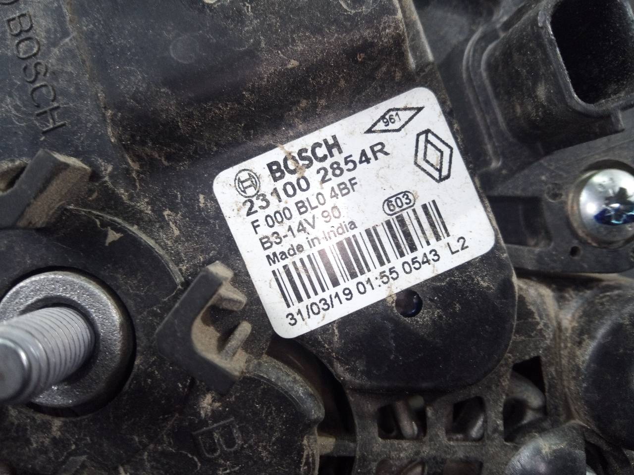 DACIA Sandero 2 generation (2013-2020) Dynamo 231002854R,P3-B6-9-4 23241409