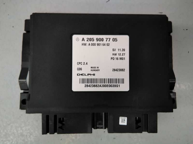 MERCEDES-BENZ C-Class W205/S205/C205 (2014-2023) Other Control Units A2059007705, A0009016402, E3-A1-7-5 18579082