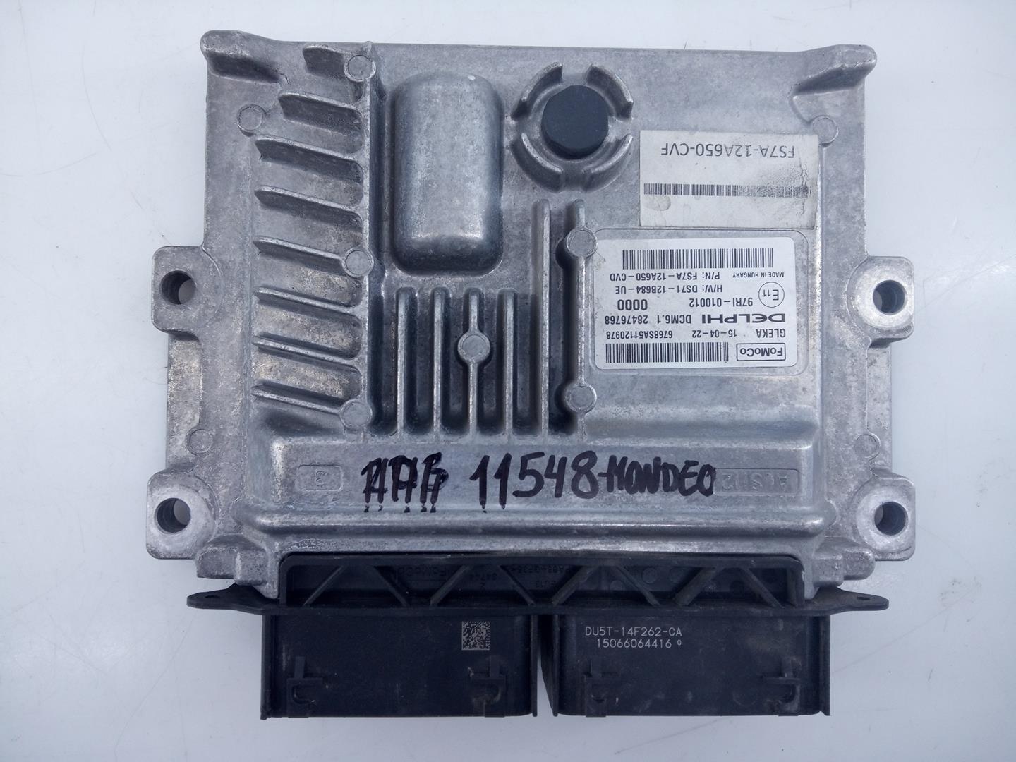 FORD Mondeo 4 generation (2007-2015) Engine Control Unit ECU DS7112B684UE, FS7A12A650CVD, E3-B3-24-4 20621452