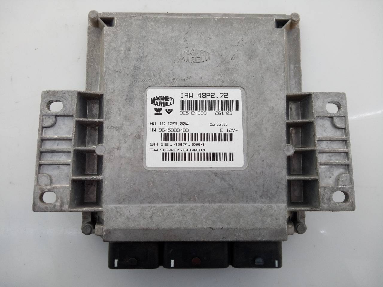 CITROËN C3 1 generation (2002-2010) Engine Control Unit ECU 9645989480, E3-B2-23-3 18775753