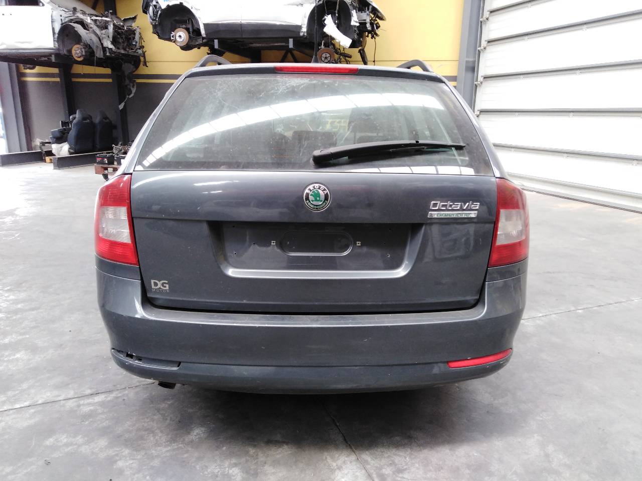 SKODA Octavia 2 generation (2004-2013) Priekinių kairių durų stiklo pakelėjo varikliukas 5K0959793, 1T0959701T, E1-B6-4-1 21822786