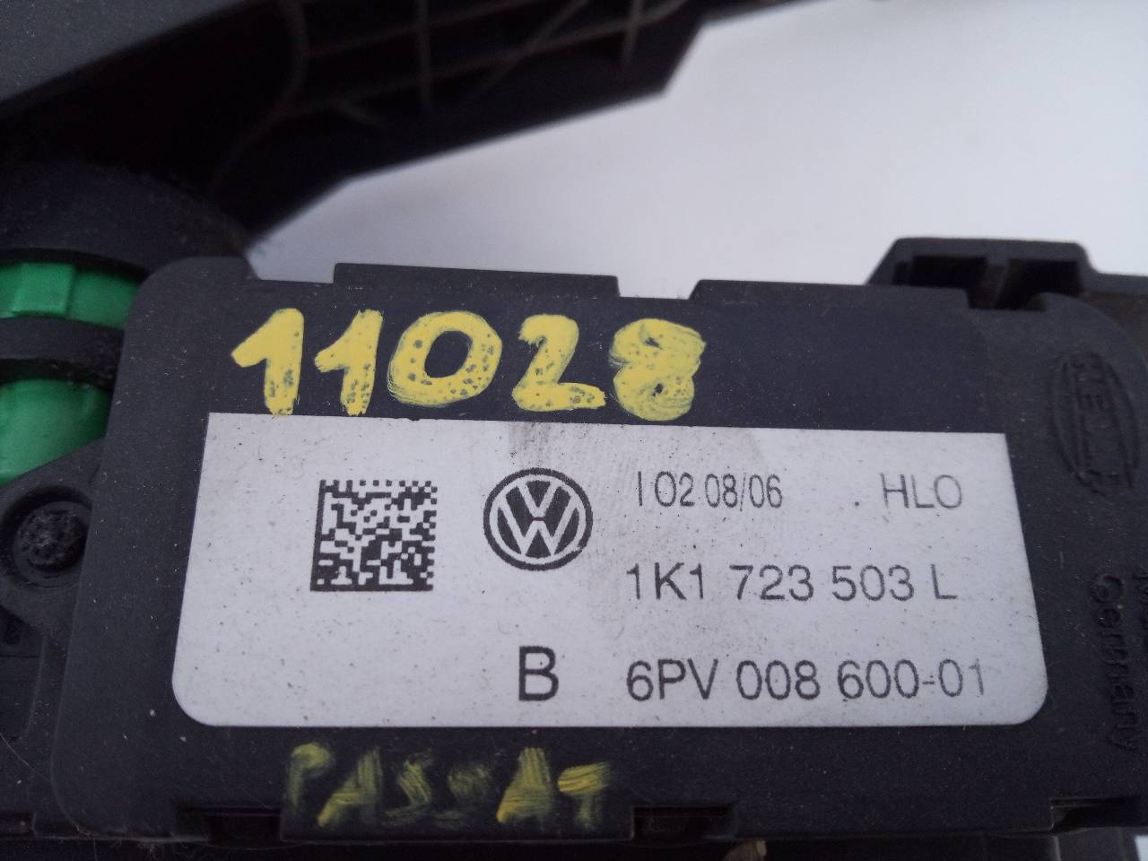 VOLKSWAGEN Passat B6 (2005-2010) Педаль газа 1K1723503L,6PV00860001,E2-A1-39-2 20964137