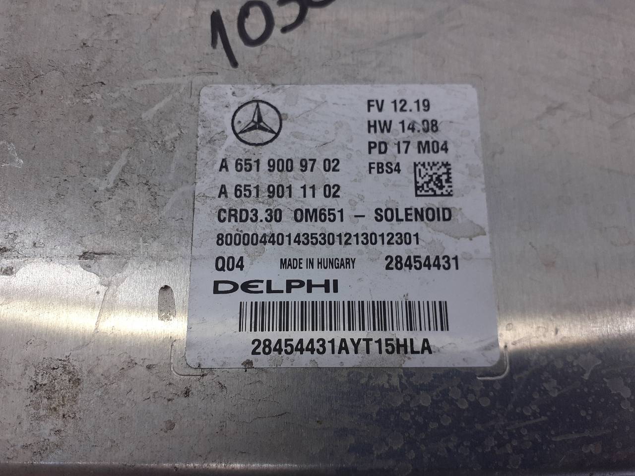 MERCEDES-BENZ Q30 1 generation (2016-2020) Motorkontrolenhed ECU A6519009702,A6519011102,E3-A1-4-3 20956710