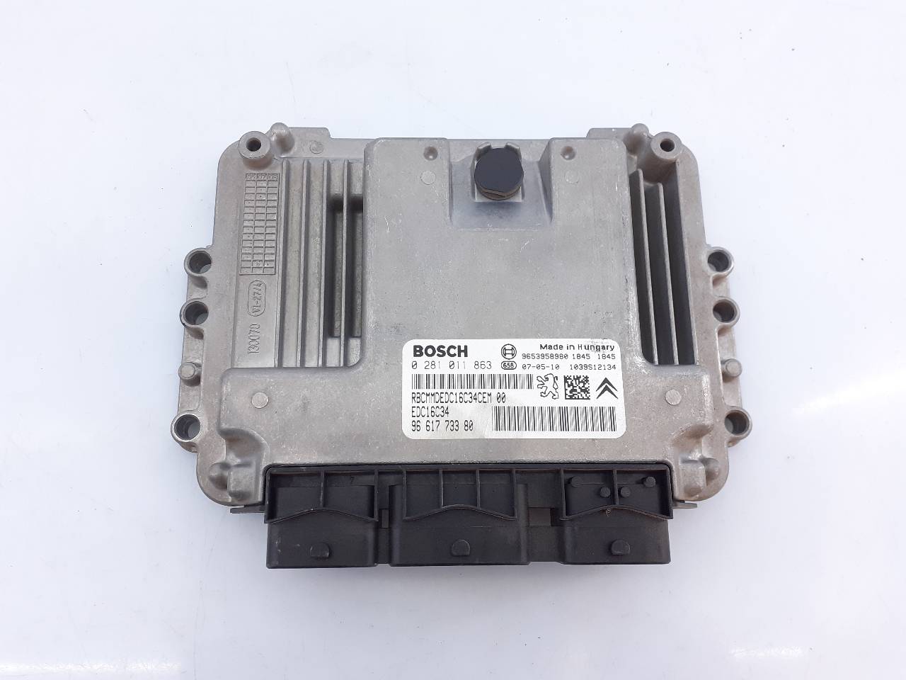 PEUGEOT 307 1 generation (2001-2008) Engine Control Unit ECU 9661773380, E3-B2-3-4 18750249