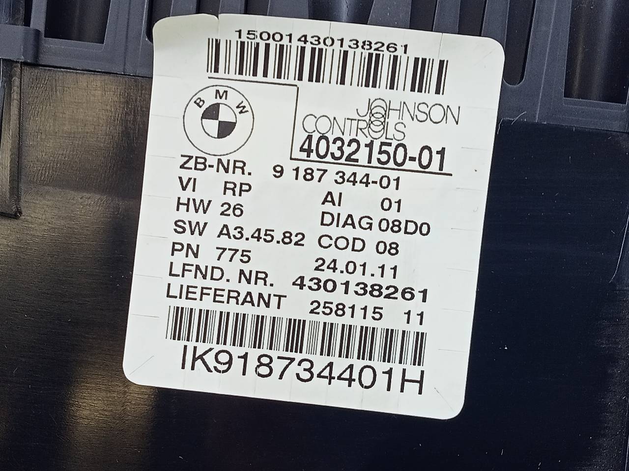 BMW X1 E84 (2009-2015) Spidometras (Prietaisų skydelis) 403215001, 430138261, E3-A2-23-1 23299950