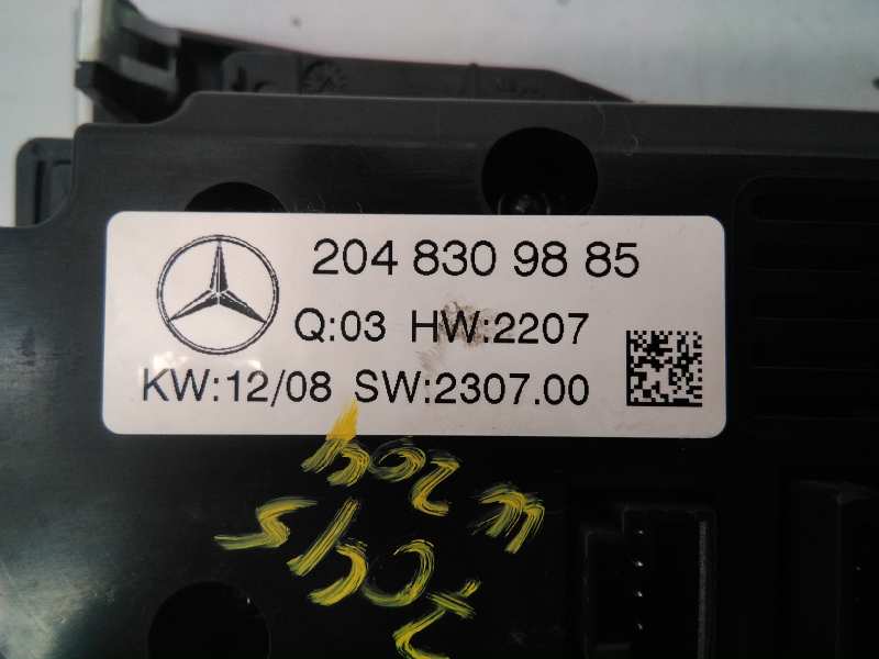 MERCEDES-BENZ C-Class W204/S204/C204 (2004-2015) Unité de climatisation 2048309885, E3-A1-20-1 18542172