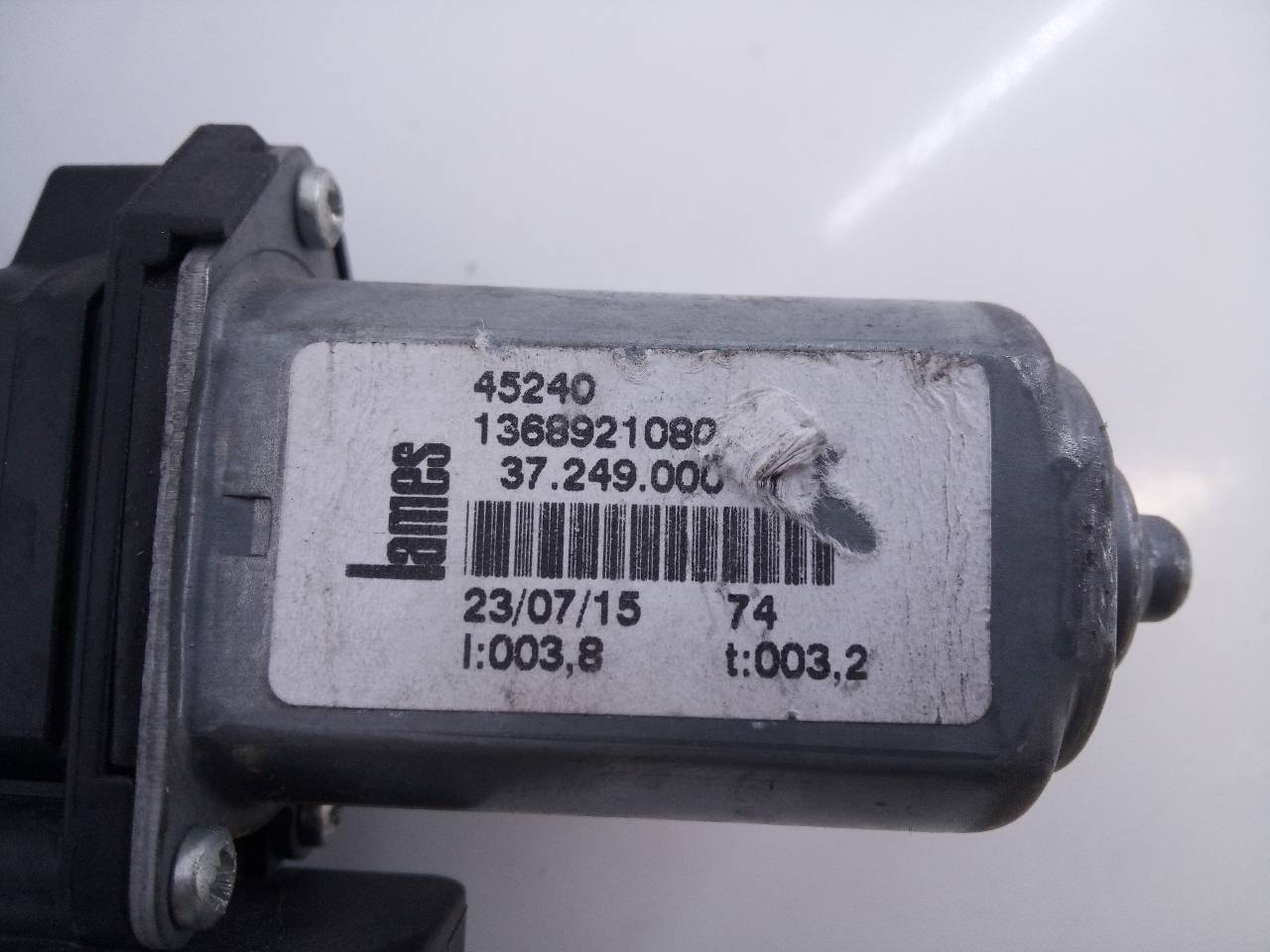 FIAT Ducato 3 generation (2006-2024) Främre höger dörrfönsterhiss 45240, 1368921080, E2-B2-45-1 20142013