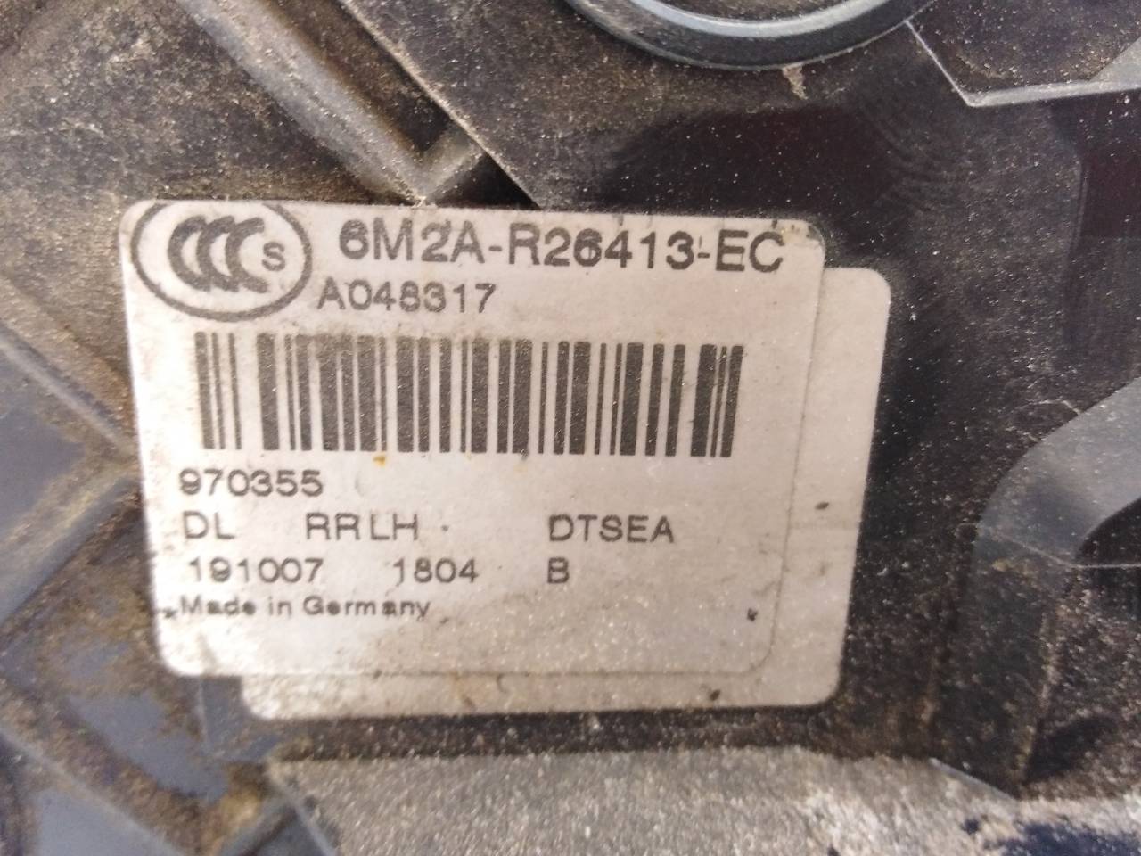 FORD Mondeo 4 generation (2007-2015) Aizmugurējo kreiso durvju slēdzene 6M2AR26413EC, A048317, E2-B3-5-1 18712620