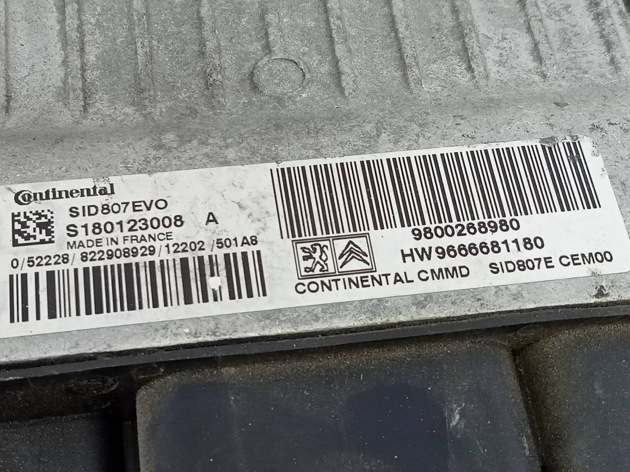 CITROËN Megane 3 generation (2008-2020) Блок керування двигуном ECU 9800268980,S180123008,E3-B2-24-2 20966349