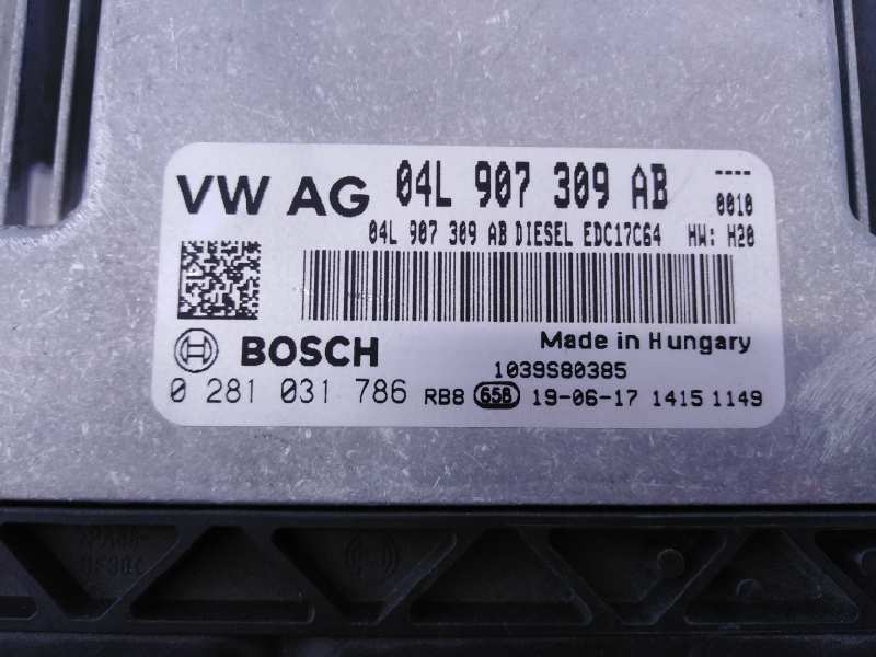 VOLKSWAGEN Caddy 4 generation (2015-2020) Unitate de control motor 04L907309AB, 0281031786, E2-A1-43-7 18679639