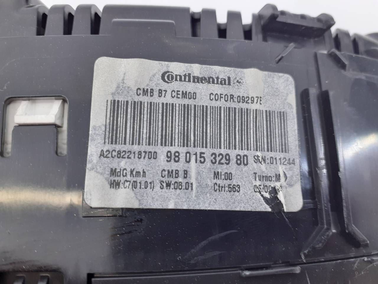 CITROËN C4 2 generation (2010-2024) Compteur de vitesse 9801532980, E3-B2-40-3 21797691