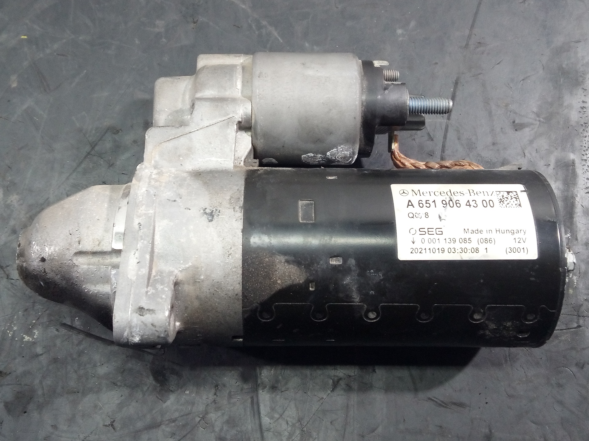 MERCEDES-BENZ Sprinter 2 generation (906) (2006-2018) Startmotor A6519064300,P3-B8-9-3,P3-B8-9-3 26268474