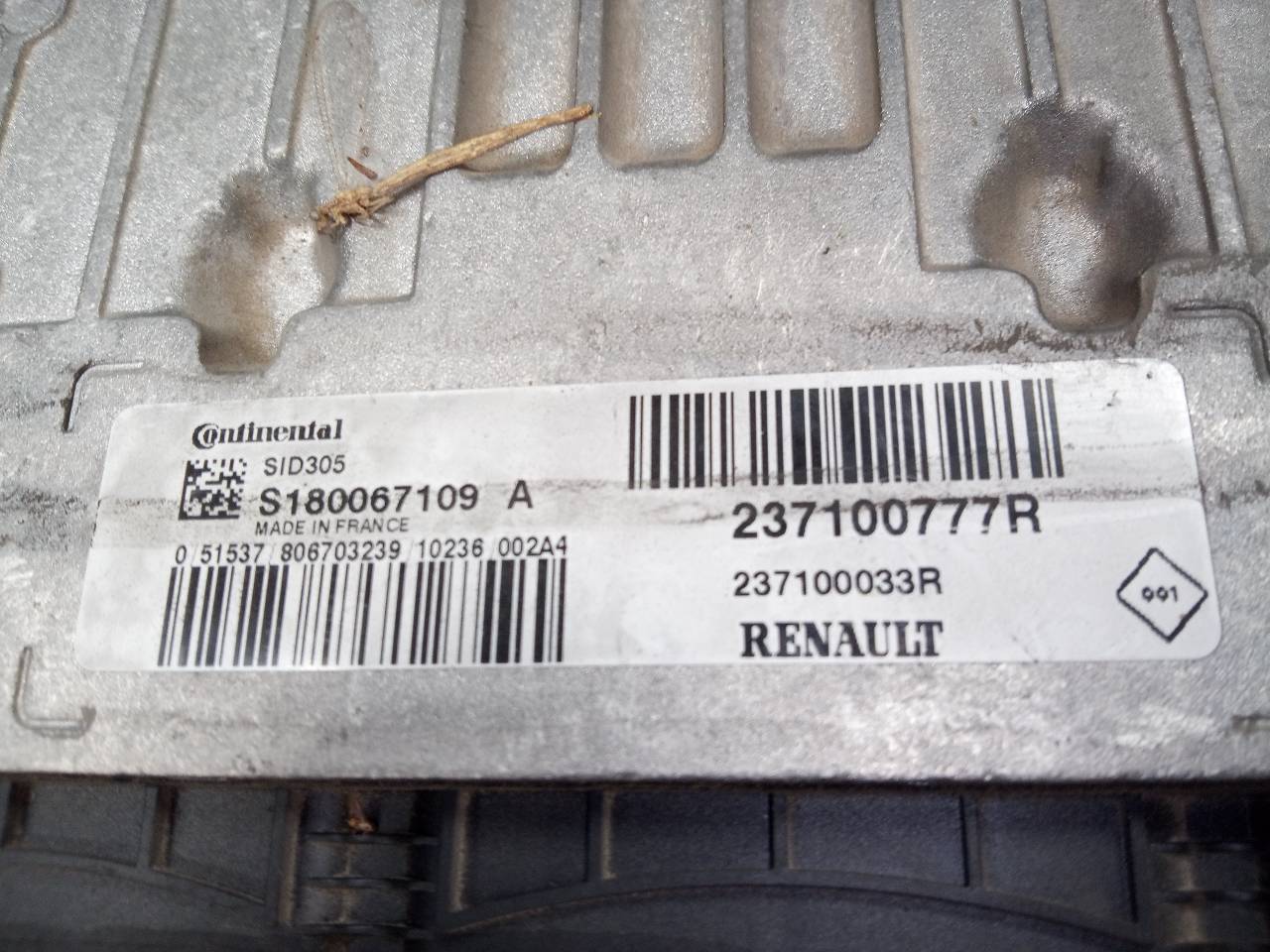 RENAULT Megane 3 generation (2008-2020) Блок управления двигателем 237100777R, S180067109A, E2-A1-36-1 18718964