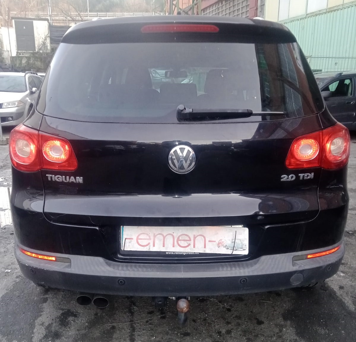 VOLKSWAGEN Tiguan 1 generation (2007-2017) Двигун склоочисника задніх дверей 5N0955711A 26599241