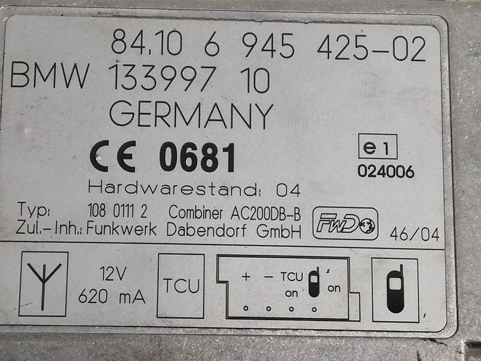 BMW X5 E53 (1999-2006) Andre kontrolenheder 13399710 25308124