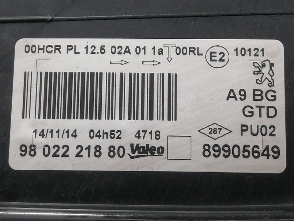 PEUGEOT 208 Peugeot 208 (2012-2015) Phare avant gauche 25280559