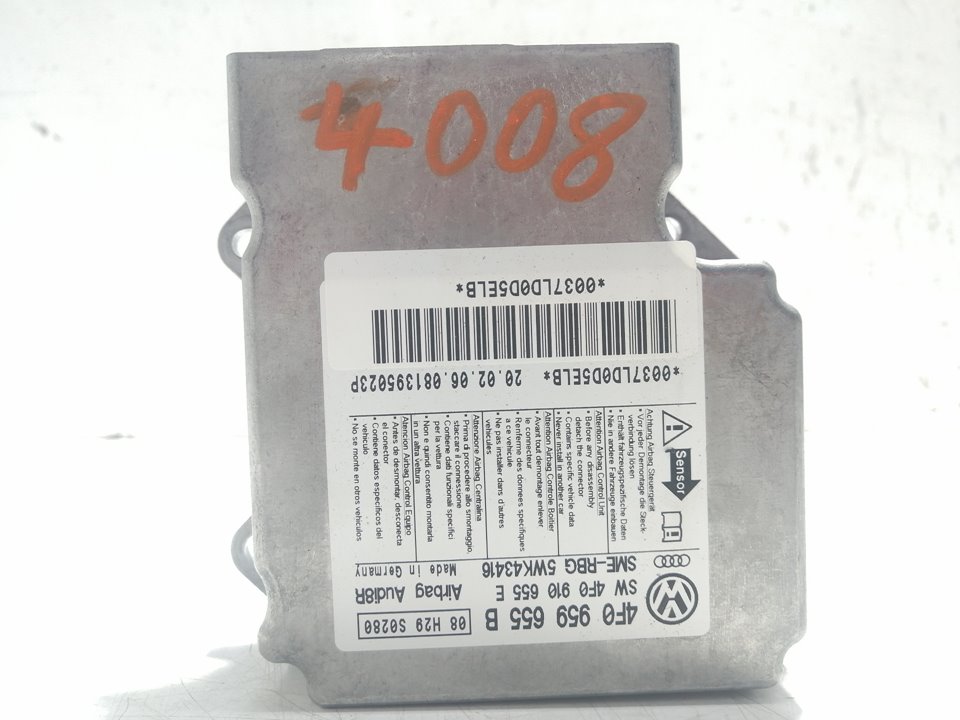 AUDI A6 C6/4F (2004-2011) SRS Control Unit 4F0959655B 26492950