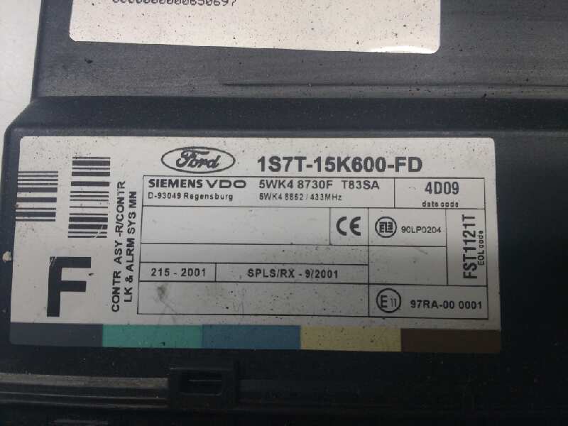 FORD Boxer 2 generation (1993-2006) Unitate de control confort 1S7T15K600FD 26471855