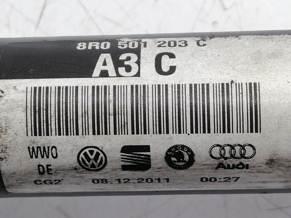 AUDI A6 C7/4G (2010-2020) Полуось задняя правая 8R0501203C 26538948